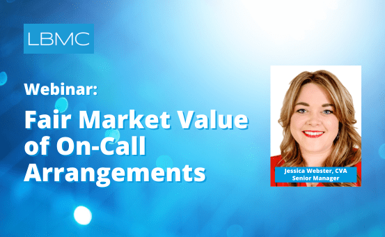 Fair Market Value of On-Call Arrangements