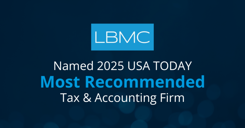 LBMC Named 2025 USA TODAY Most Recommended Tax and Accounting Firm